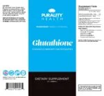 Puredose Nano Liposomal Glutathione Antioxidant Spray Bottle 60ml Label Info