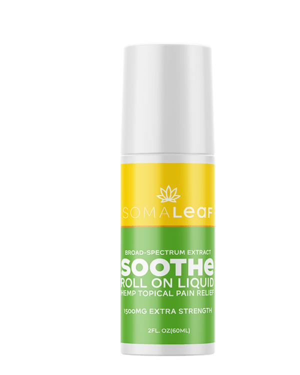 SomaLeaf Soothe 60ml – Topical Pain Relief – Roll On Liquid