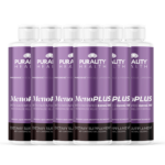 Purality Health MenoPLUS 6 bottles 20% off - liposomal hormone-free menopause relief supplement with EstroG-100, chocolate-flavoured formula for natural symptom support. Available in the UK from Purality Health Europe, Official Purality Health UK and EU Supplier